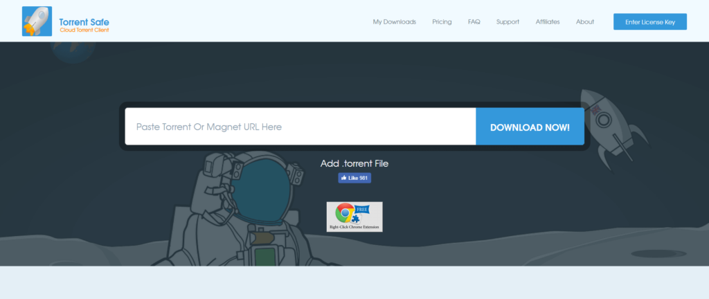 Torrentsafe simple input bar is amazing.